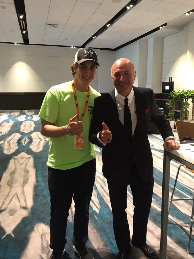 Matthew Bertram with Kevin O'Leary